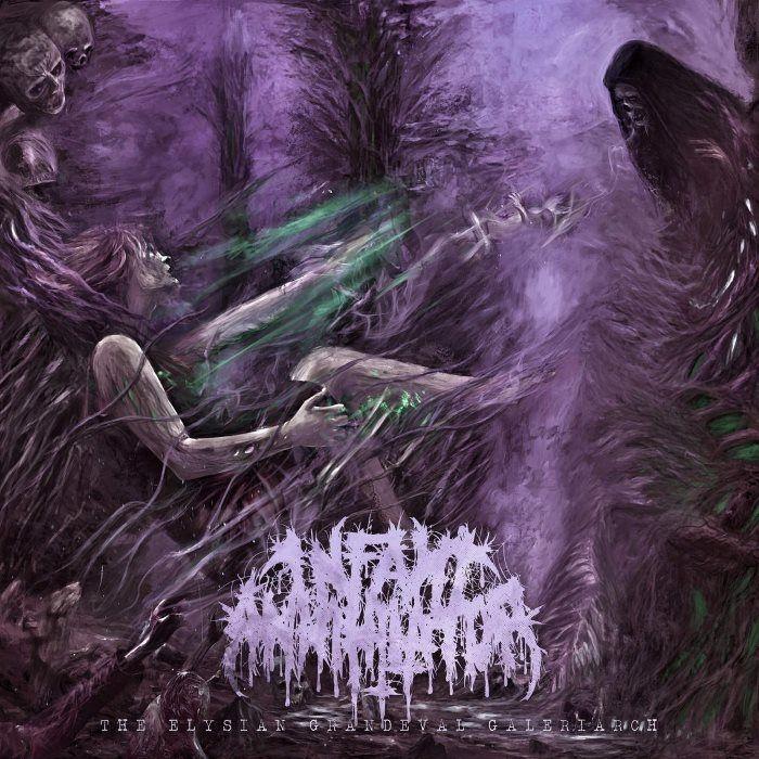 Portada de Álbum "The Elysian Grandeval Galèriarch", de Infant Annihilator