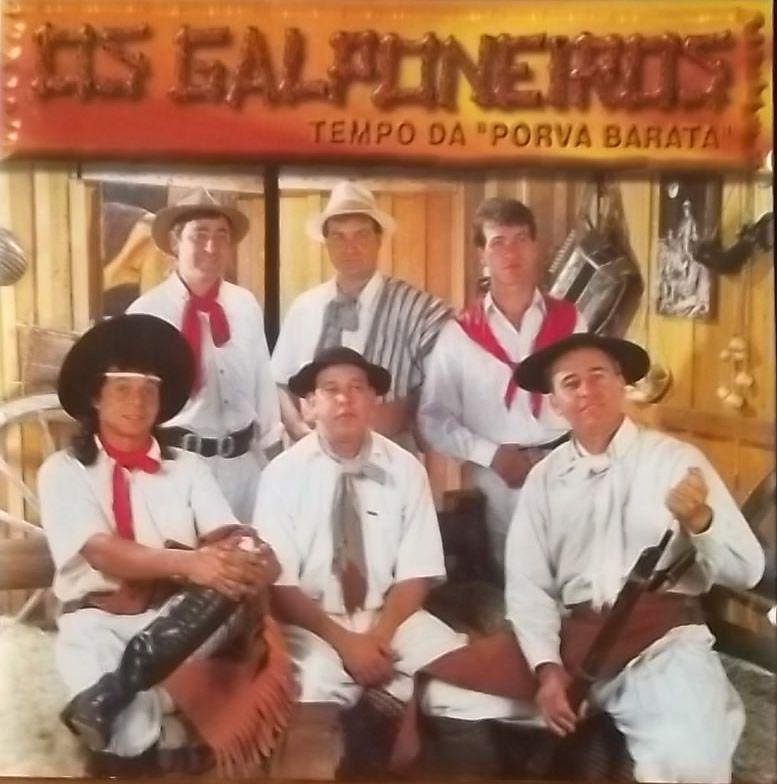 Portada de Álbum "Tempo da Porva Barata", de Os Galponeiros