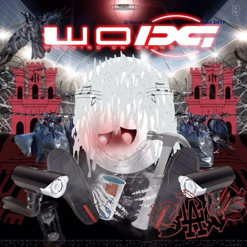Capa do álbum "Working On Dying", de Bladee