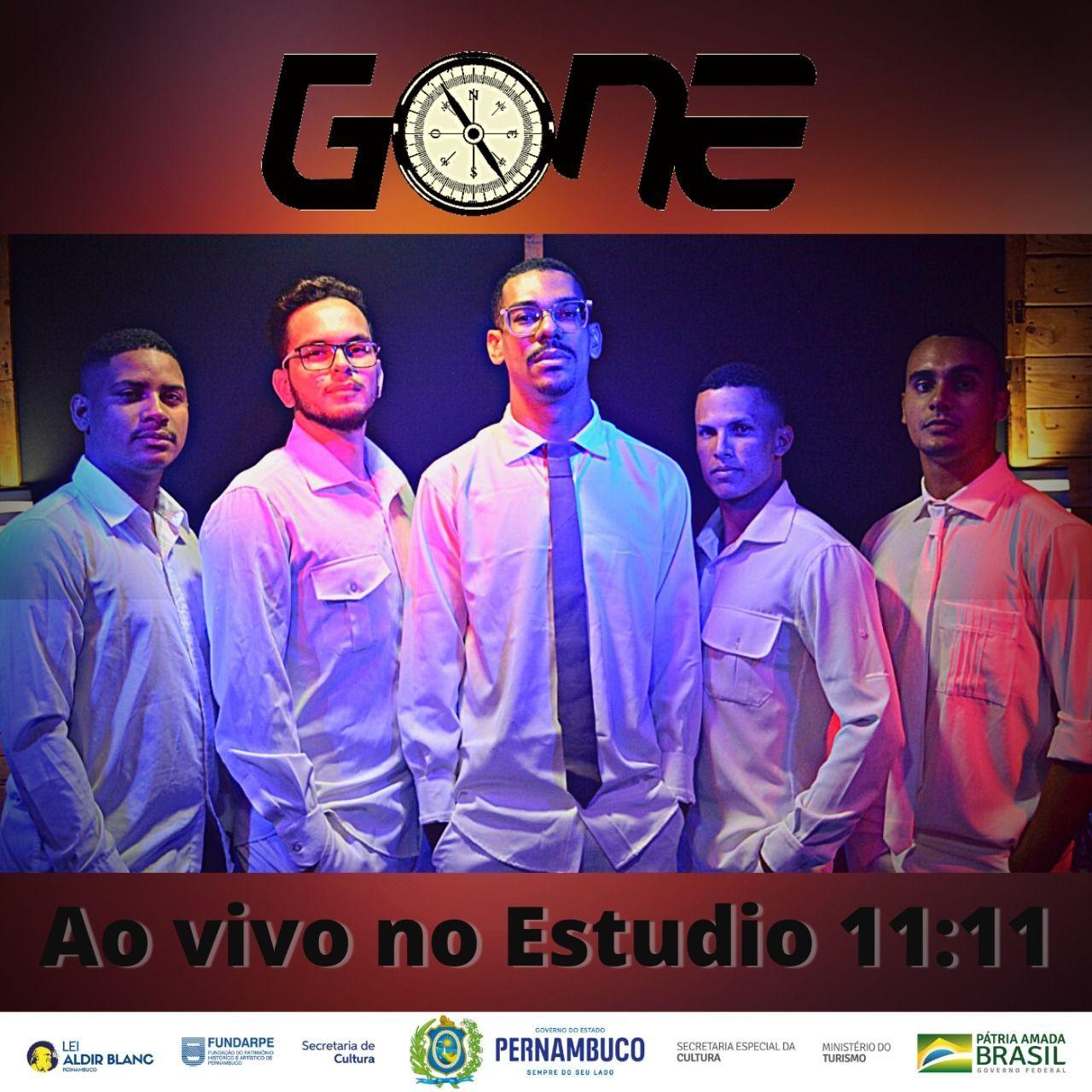 Portada de Sencillo/EP "Ao Vivo No Estúdio 11:11", de Banda Gone