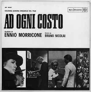 Portada de Álbum "Ad Ogni Costo", de Ennio Morricone