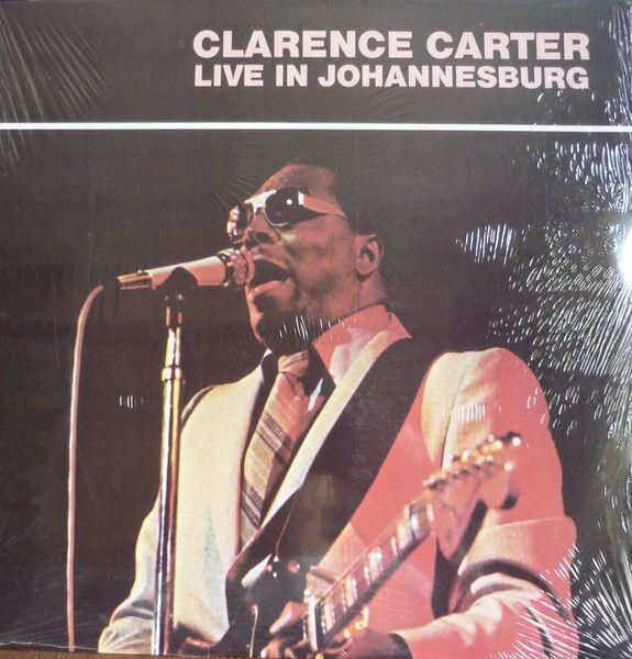 Album cover of "Live In Johannesburg" by Clarence Carter