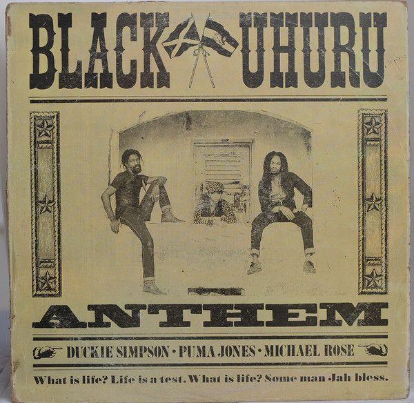 Capa do Álbum "Anthem", de Black Uhuru