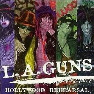Capa do álbum "Hollywood Rehearsal", de L.A. Guns