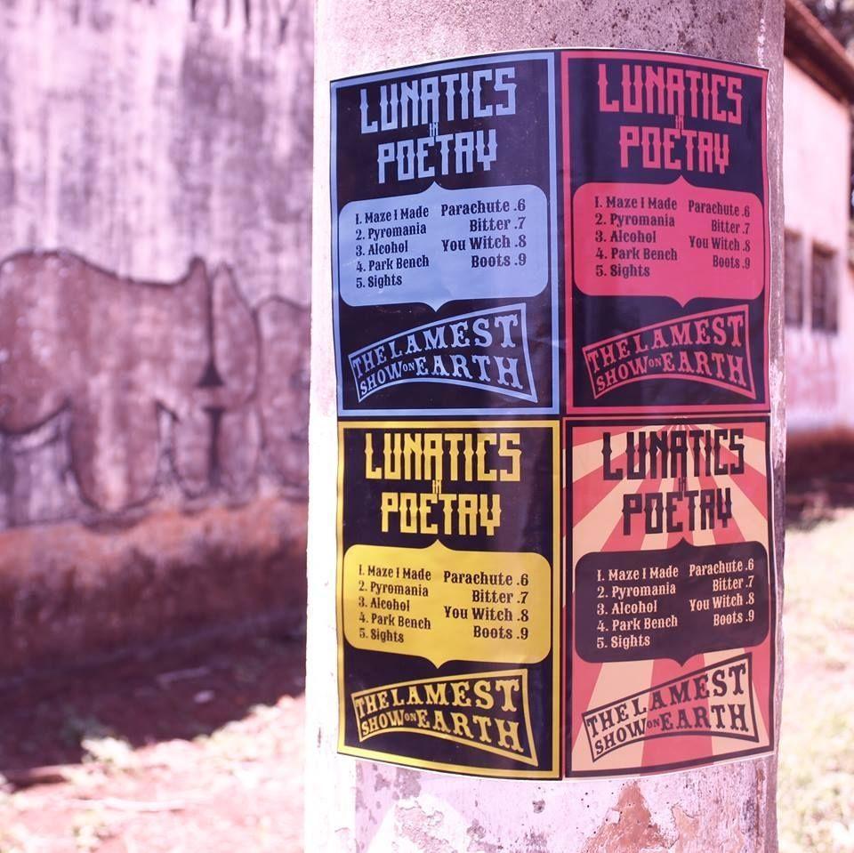 Portada de Álbum "The Lamest Show On Earth", de Lunatics In Poetry