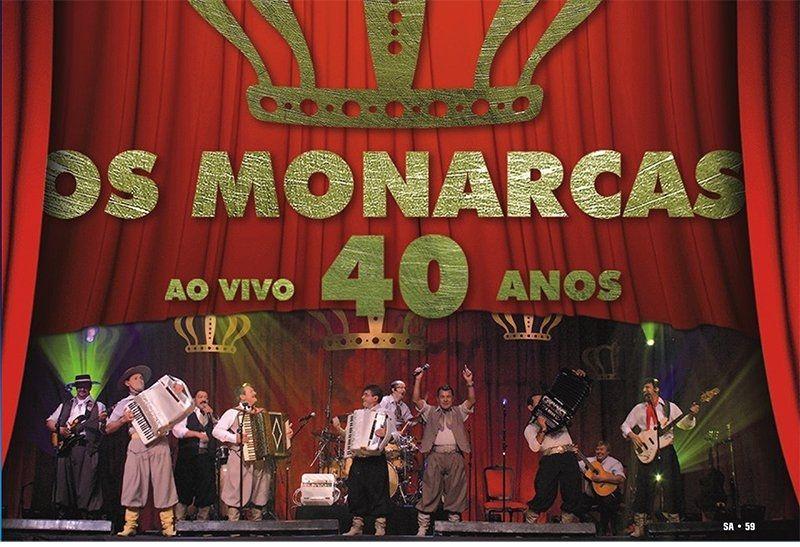 Portada de Álbum "40 Anos (Ao Vivo)", de Os Monarcas