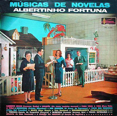 Portada de Álbum "Músicas de Novelas", de Albertinho Fortuna