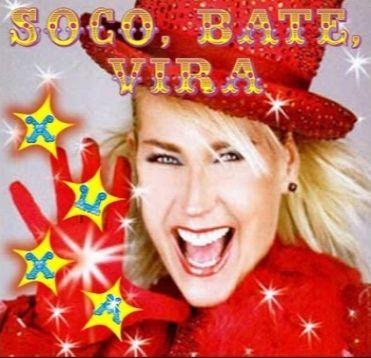 Portada del álbum "Soco, Bate, Vira", de Xuxa