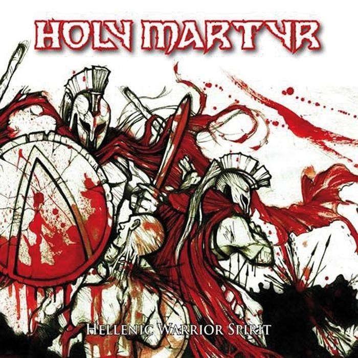 Portada de Álbum "Hellenic Warrior Spirit", de Holy Martyr