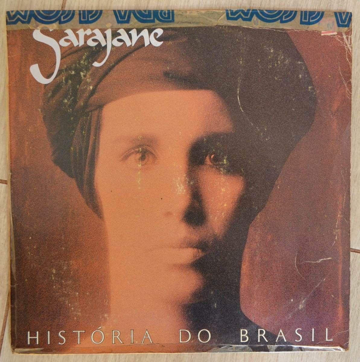 Portada de Álbum "História do Brasil", de Sarajane