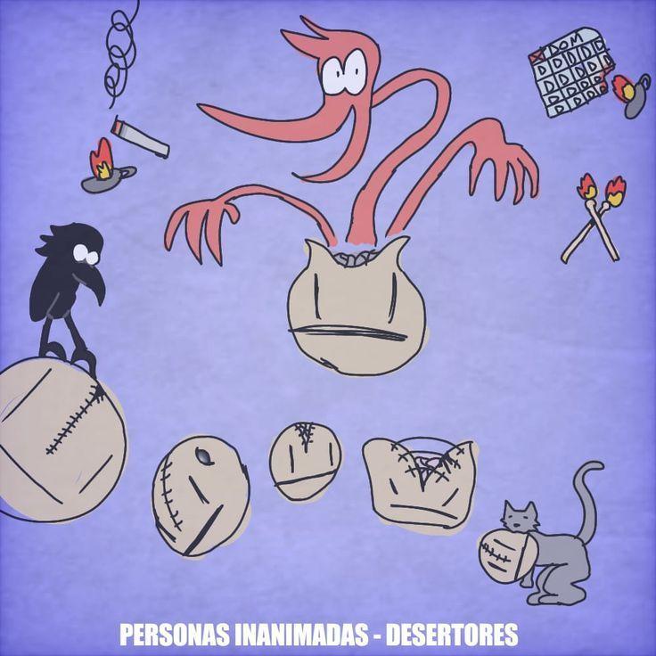 Portada de Sencillo/EP "Personas Inanimadas", de Los Desertores