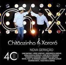 Portada de Álbum "40 Anos - Nova Geração", de Chitãozinho & Xororó
