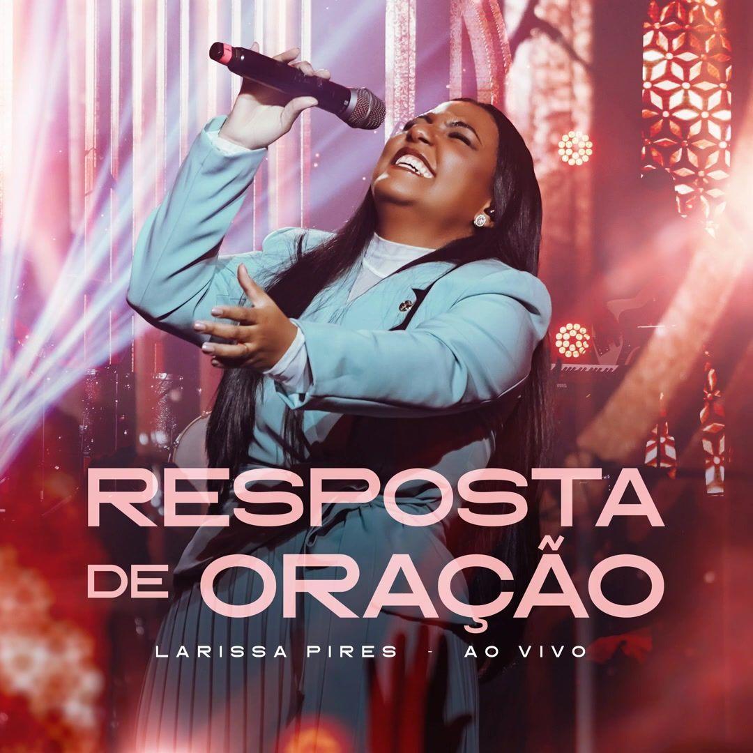 Capa do álbum "Resposta de Oração", de Larissa Pires