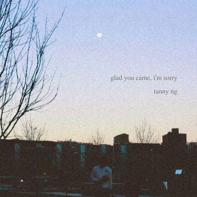 Capa do Single/EP "glad you came, i'm sorry", de tanny ng
