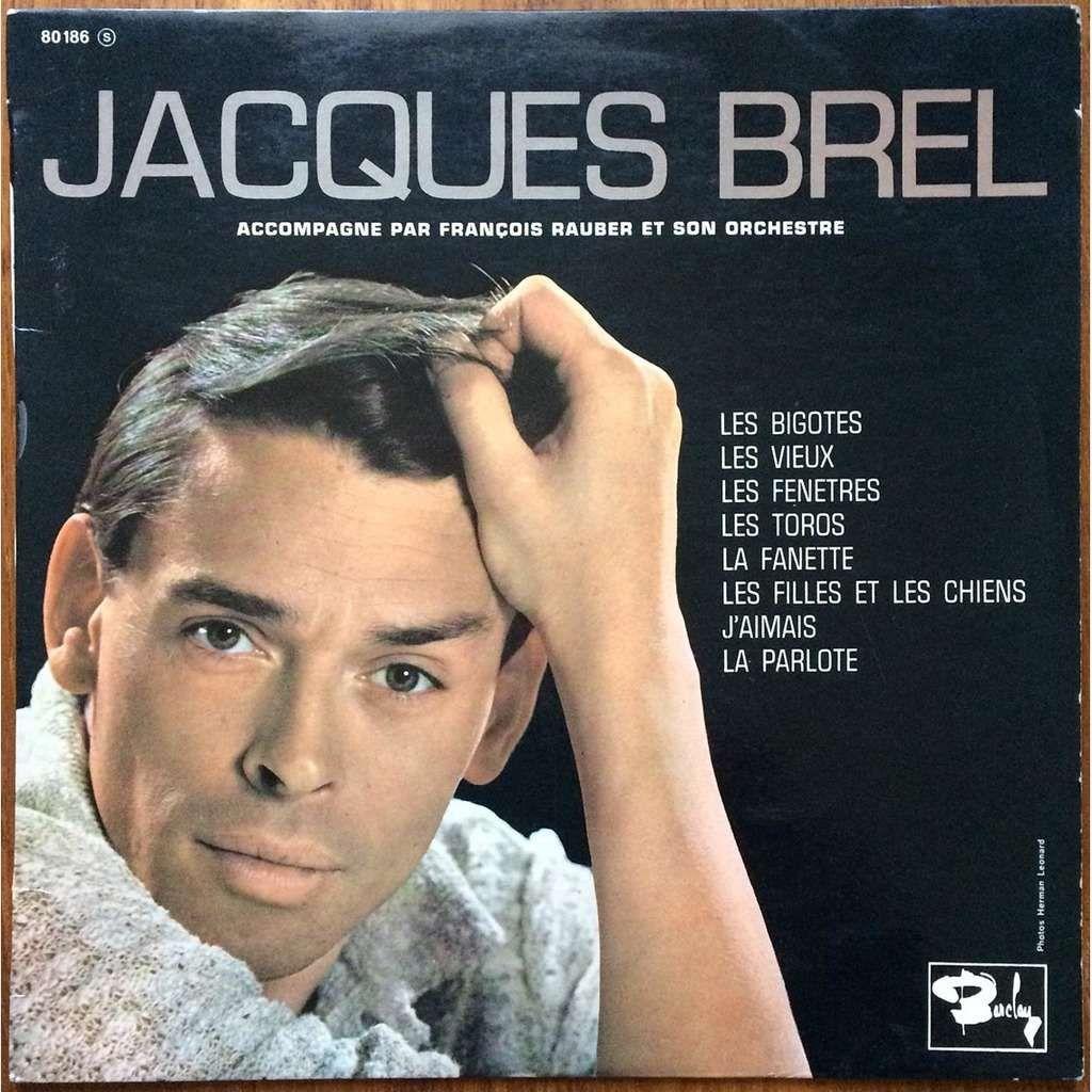 Album cover of "Les Bigotes" by Jacques Brel
