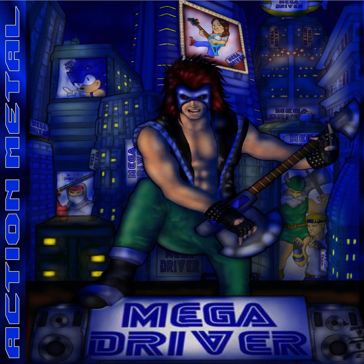 Portada de Álbum "Action Metal ", de MegaDriver