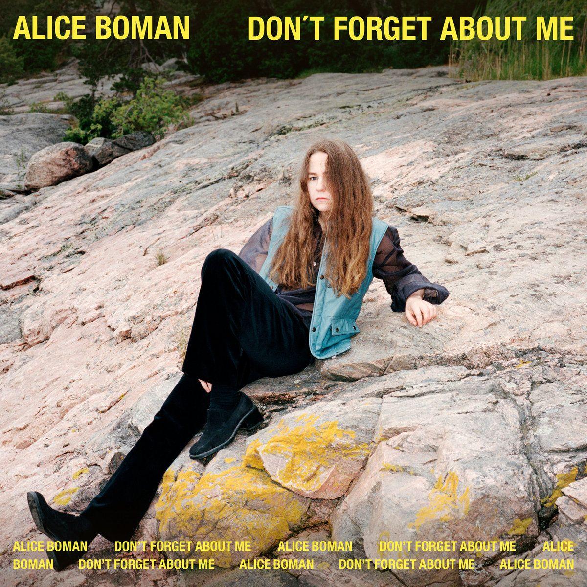 Portada de Sencillo/EP "Don't Forget About Me", de Alice Boman