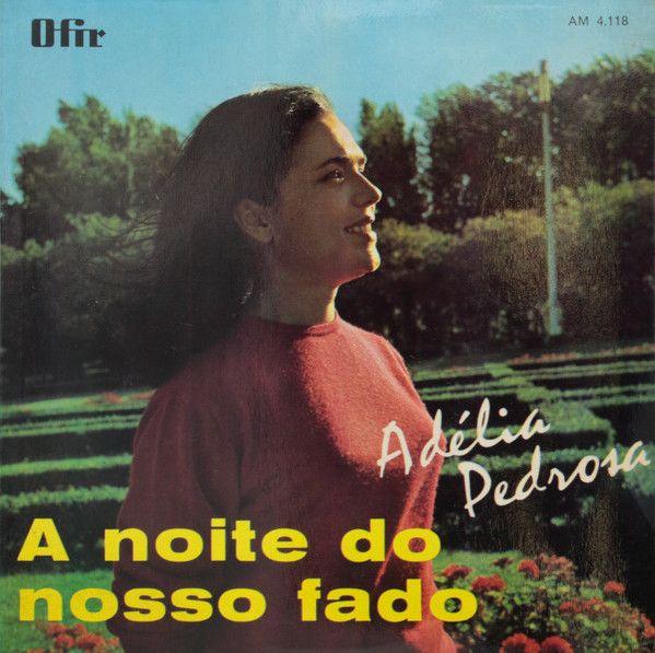 Capa do Single/EP "a Noite do Nosso Fado", de Adélia Pedrosa