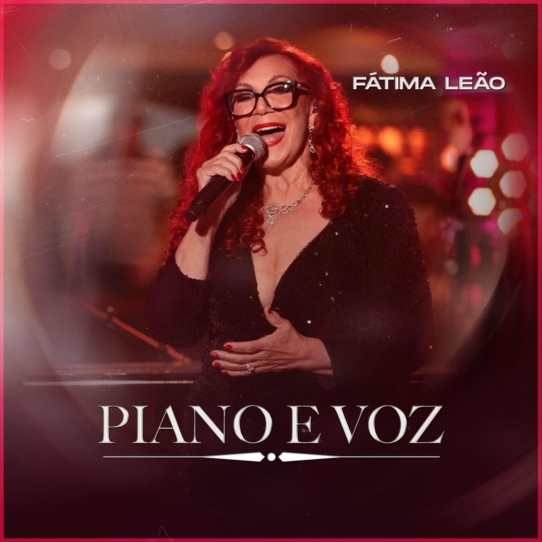 Portada de Álbum "Piano e Voz", de Fátima Leão