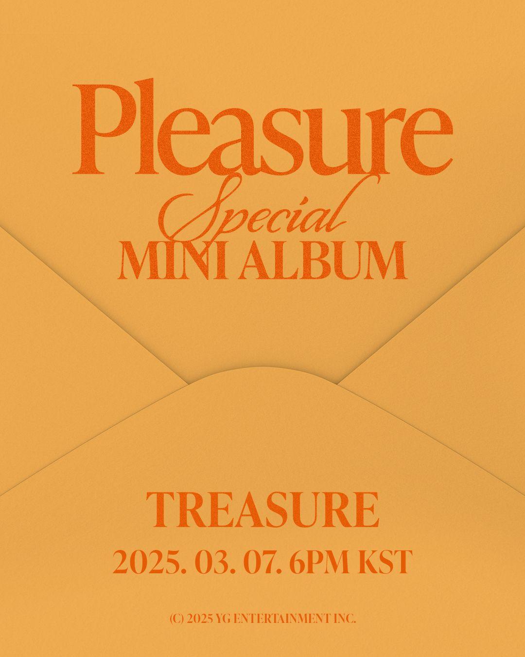 Capa do Single/EP "PLEASURE", de TREASURE 