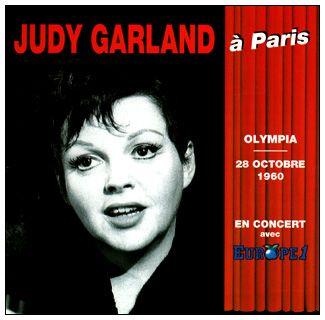 Portada de Álbum "À Paris", de Judy Garland