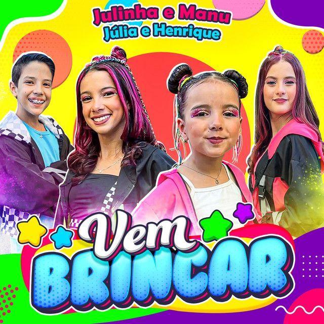 Portada de Sencillo/EP "Vem Brincar (part. julinha e manu e juliadantt)", de Henrique Cauã