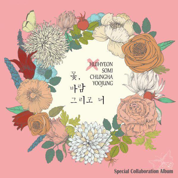 Portada de Sencillo/EP "꽃, 바람 그리고 너 (feat. 기희현, CHOI YOOJUNG & CHUNG HA)", de JEON SOMI