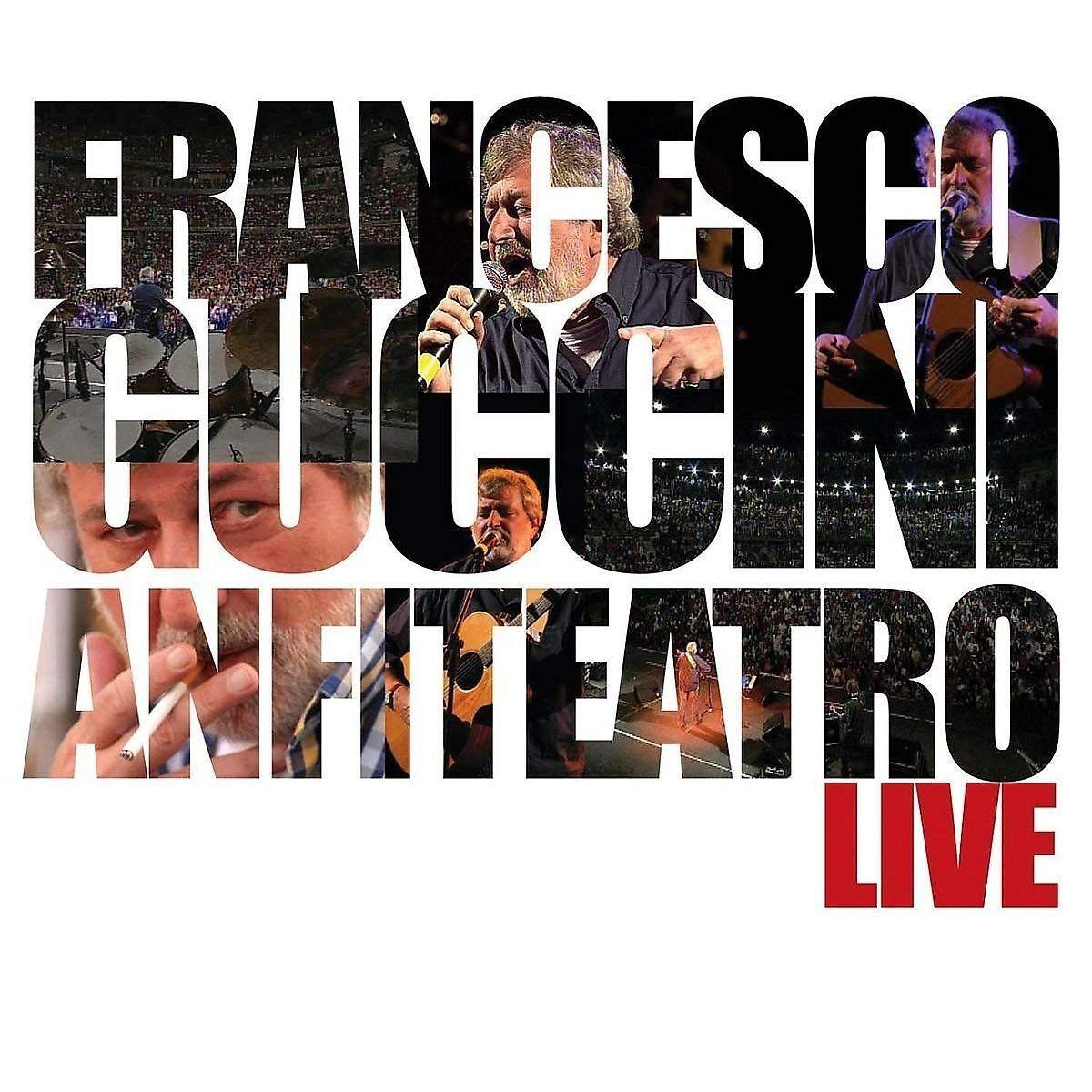 Portada de Álbum "Anfiteatro Live", de Francesco Guccini