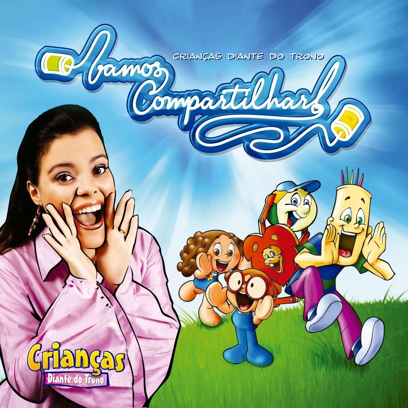 Portada de Álbum "Vamos Compartilhar", de Crianças Diante do Trono