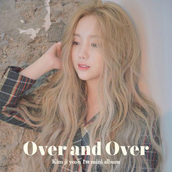 Portada de Sencillo/EP "OVER AND OVER", de Kim Jiyeon