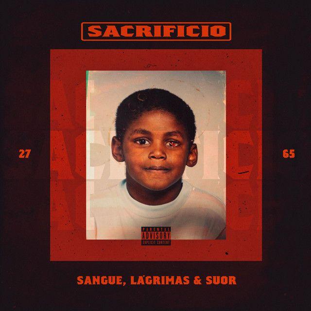 Portada de Álbum "Sacrifício: Sangue, Lágrimas, Suor", de Plutónio