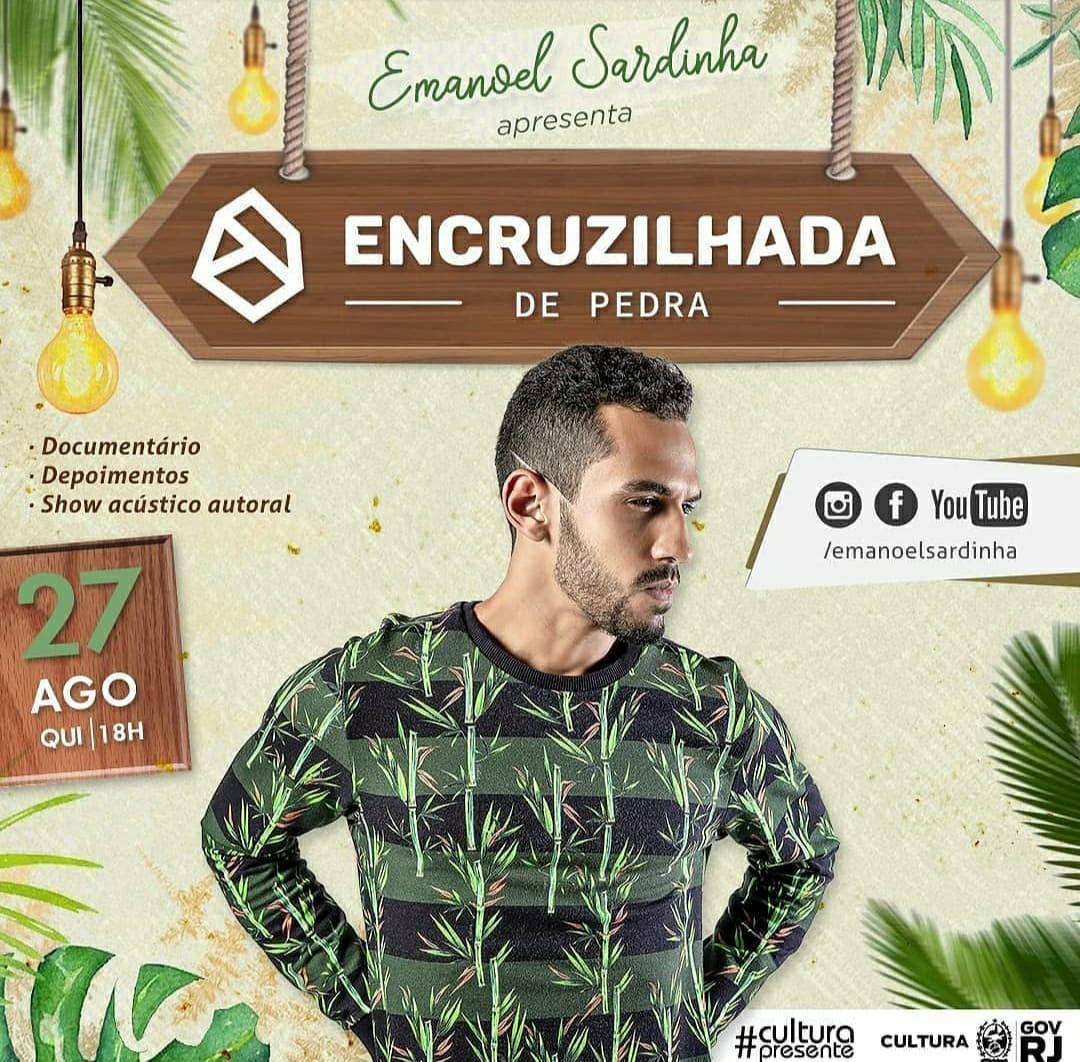 Portada de Álbum "Encruzilhada de Pedra", de Emanoel Sardinha
