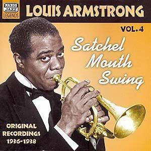 Portada de Álbum "Satchedl Mouth Swing", de Louis Armstrong