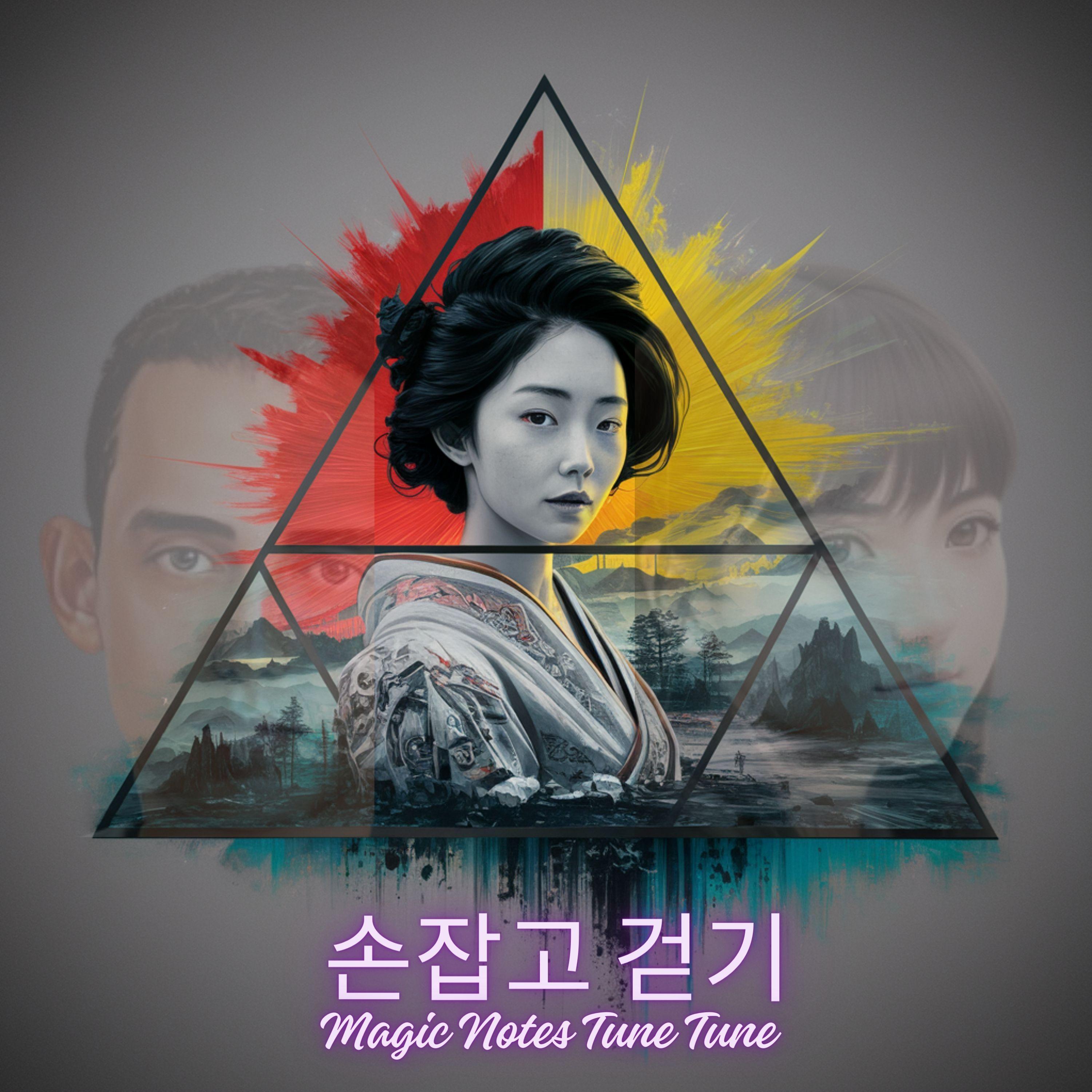 Capa do álbum "손잡고 걷기", de Magic Notes Tune Tune
