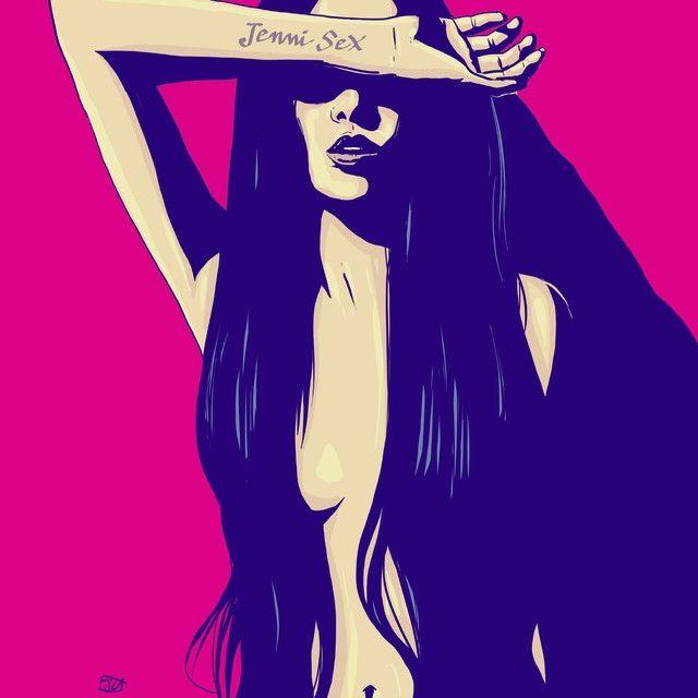 Album cover of "Songs Through Your Tongue" by Jenni Sex