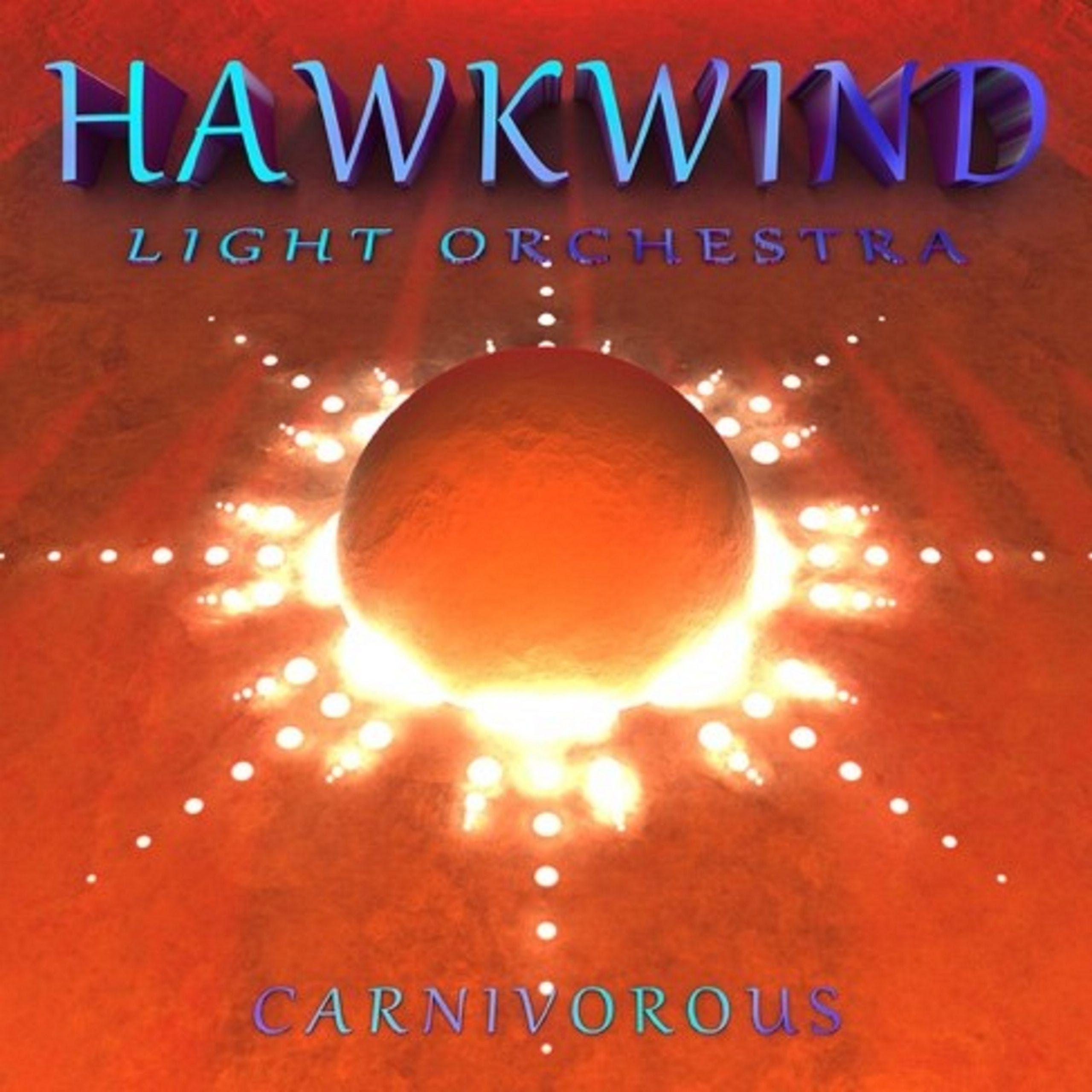 Capa do álbum "Carnivorous", de Hawkwind