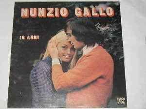 Portada de Álbum "16 Anni", de Nunzio Gallo