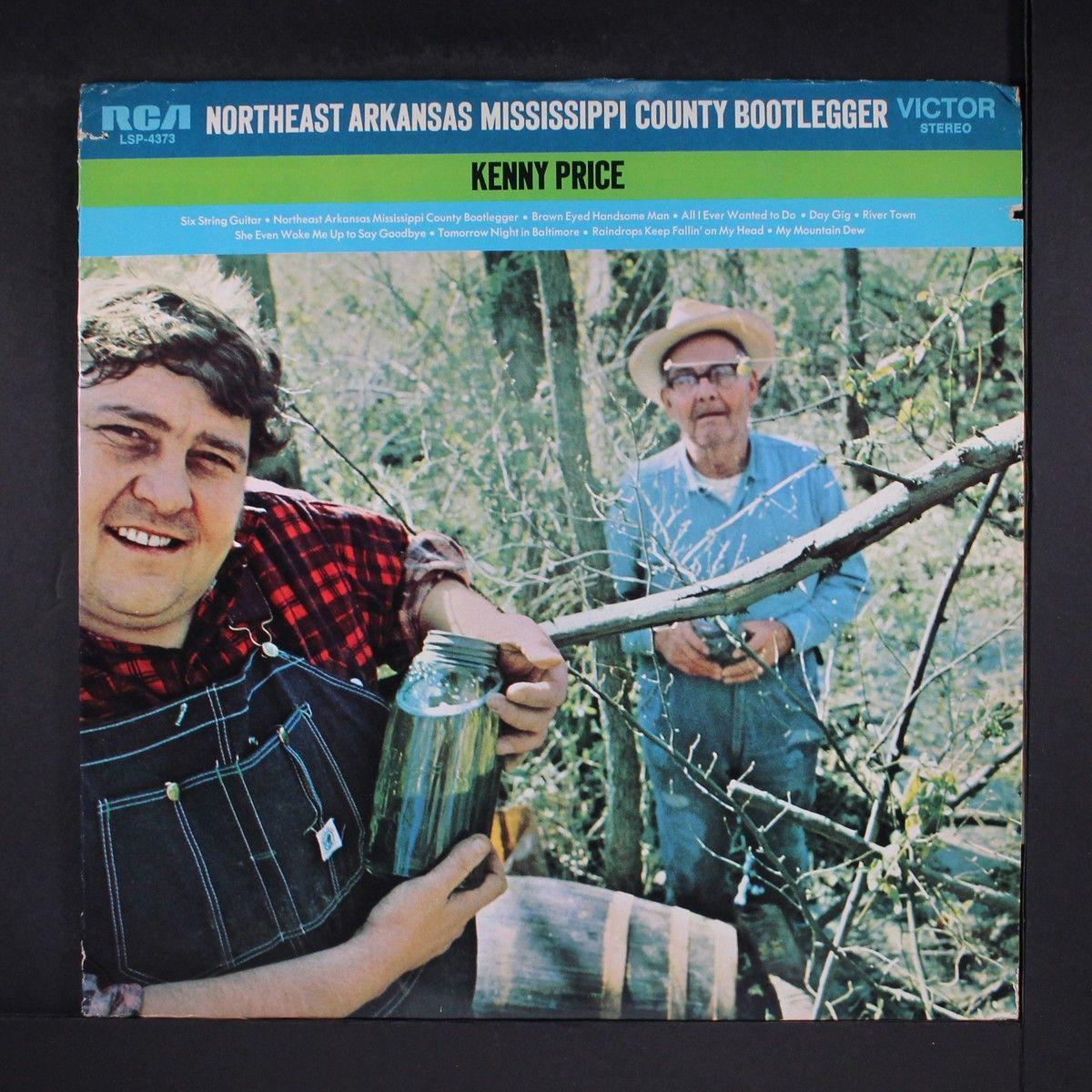 Portada de Álbum "Northeast Arkansas Mississippi County Bootlegger", de Kenny Price