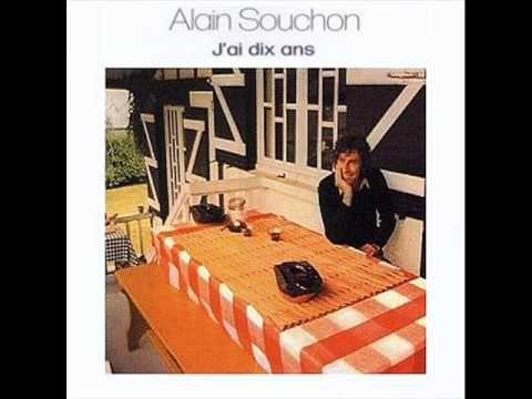 Portada del álbum "J'ai Dix Ans", de Alain Souchon