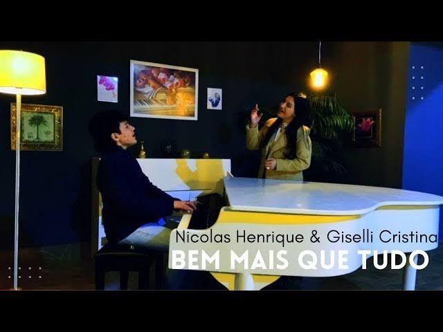 Capa do Single/EP "Bem Mais Que Tudo (part. Giselli Cristina)", de Nicolas Henrique