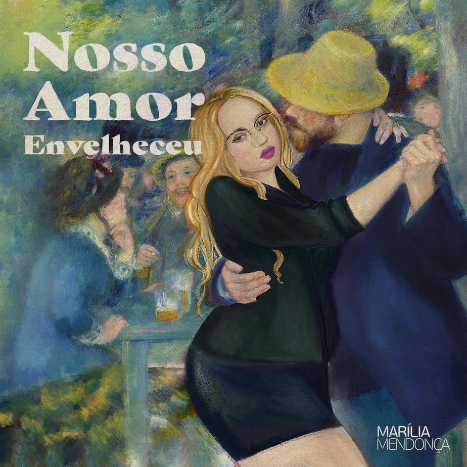 Capa do álbum "Nosso Amor Envelheceu", de Marília Mendonça