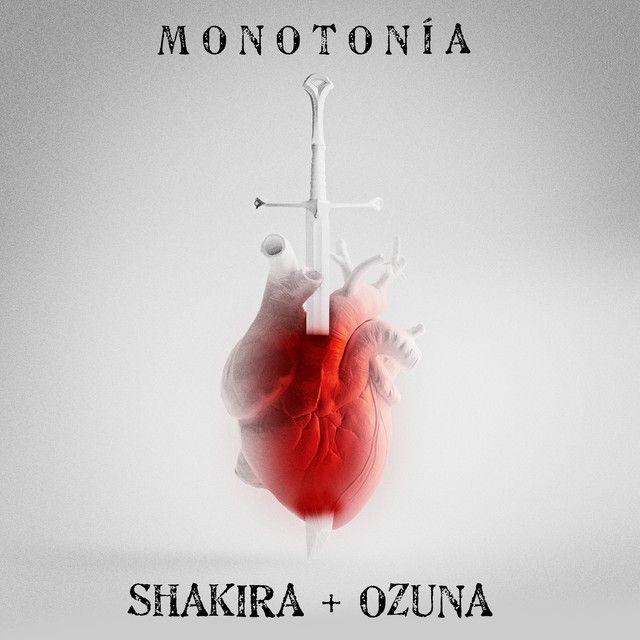 Portada del álbum "Monotonía", de Shakira