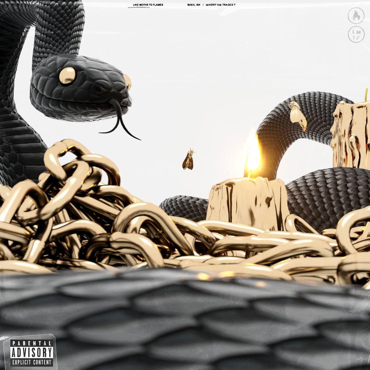 Portada de Sencillo/EP "Basilisk / Inherit the Tragedy", de Like Moths To Flames