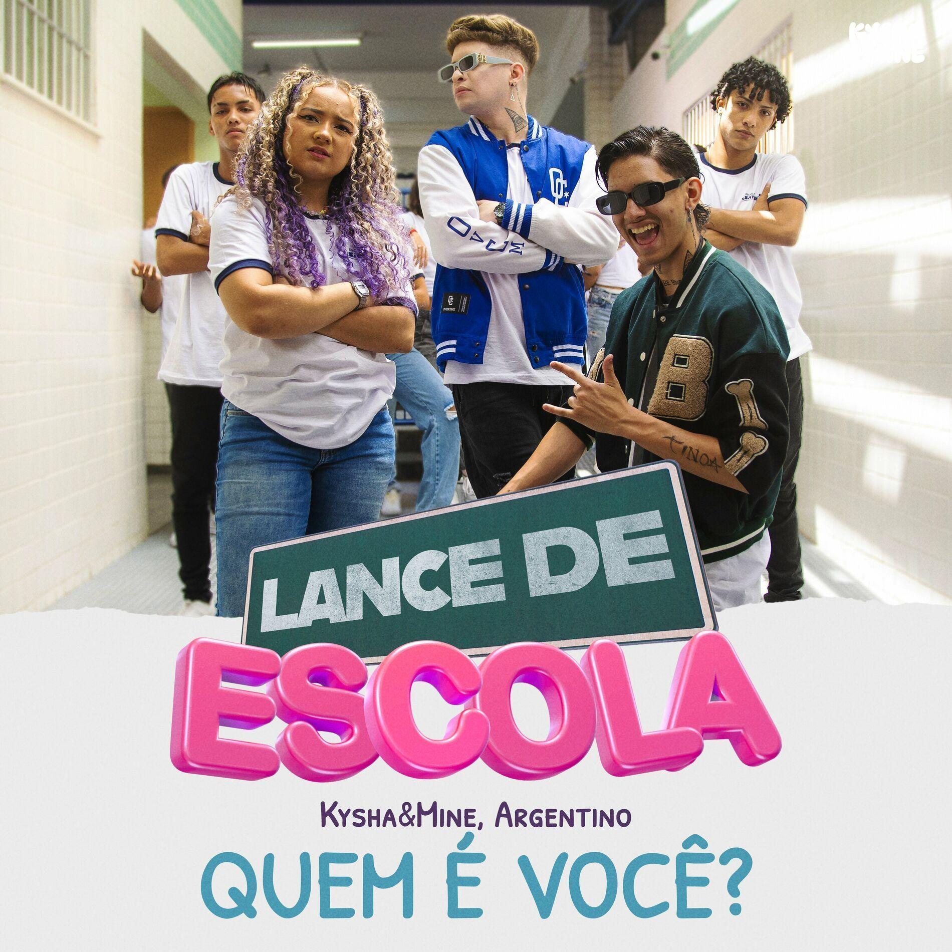 Capa do álbum "Quem É Você? (part. Argentino)", de Kysha e Mine