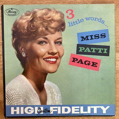 Portada de Álbum "3 Little Words... Miss Patti Page", de Patti Page