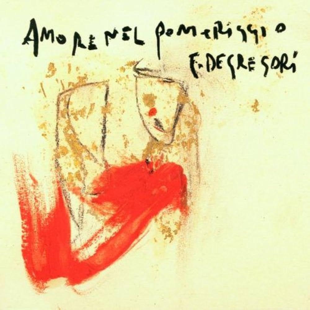 Portada de Álbum "Amore Nel Pomeriggio", de Francesco De Gregori