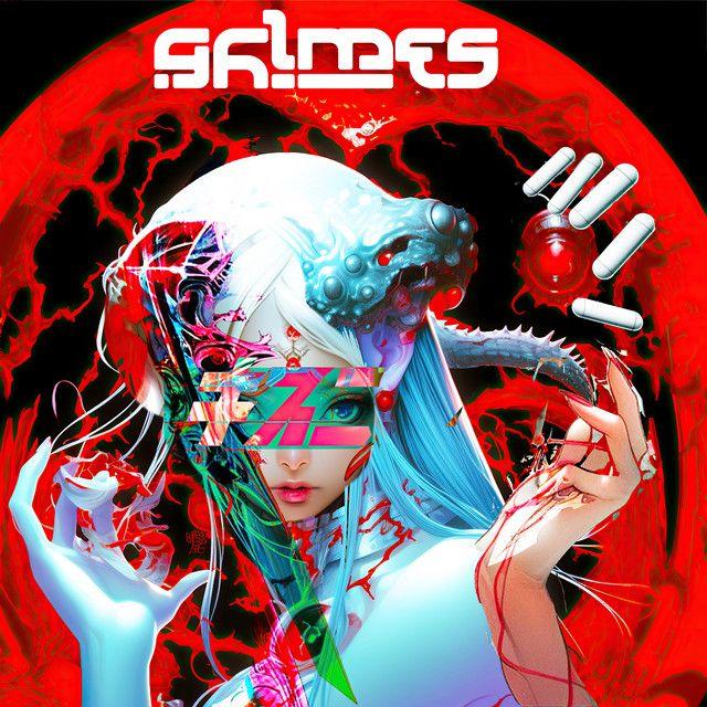 Album cover of "I Wanna Be Software" by Grimes