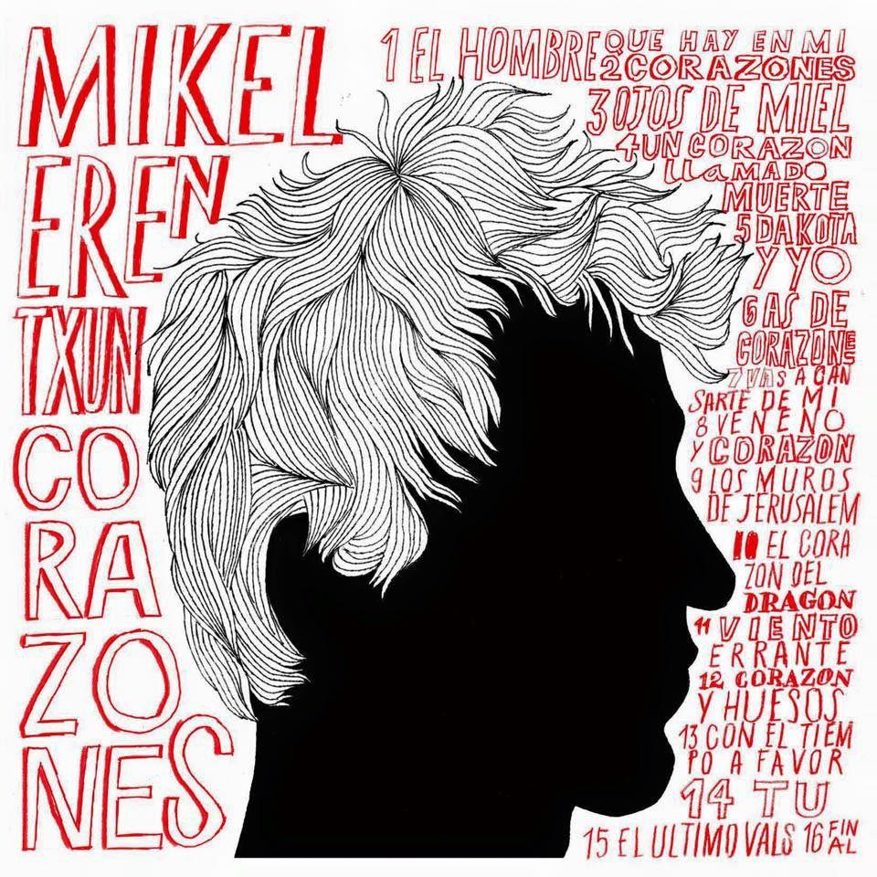 Portada de Álbum "Corazones", de Mikel Erentxun