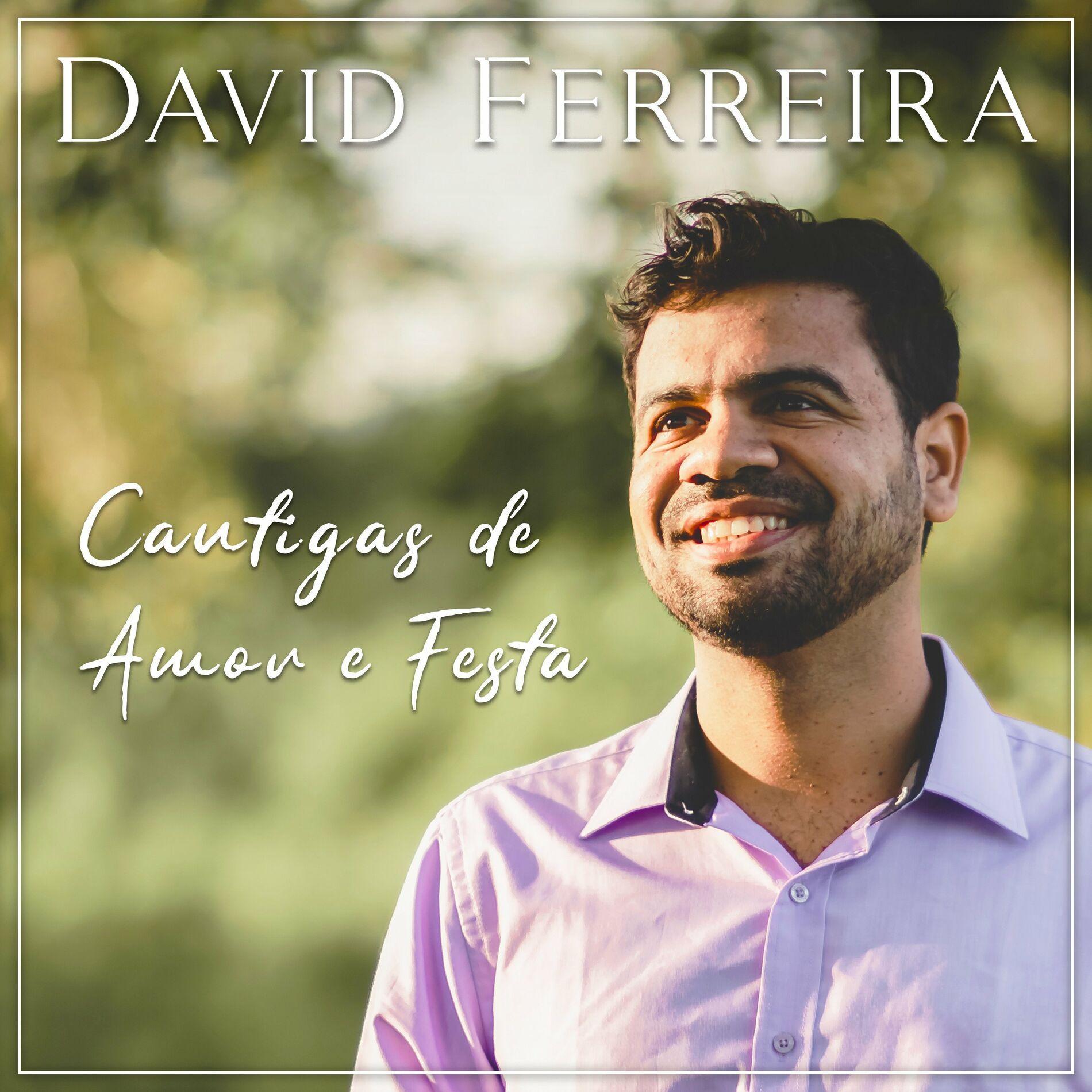 Portada de Álbum "Cantigas de Amor e Festa", de David Ferreira
