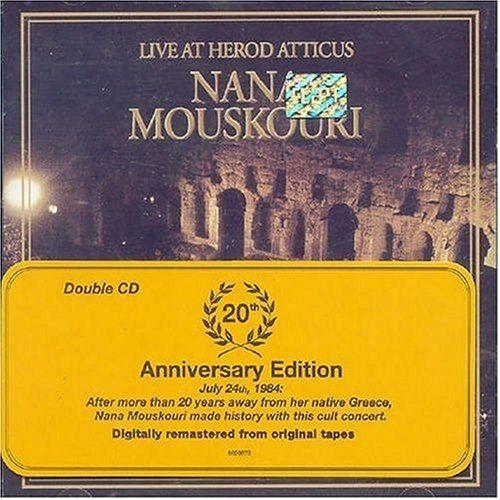 Portada de Álbum "Live at Herod Atticus", de Nana Mouskouri